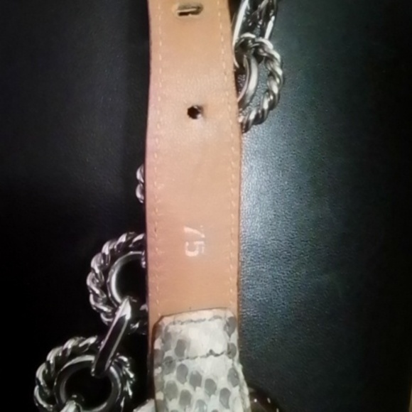 Celine women's belt  size 75 with matching earrings - Picture 8 of 8